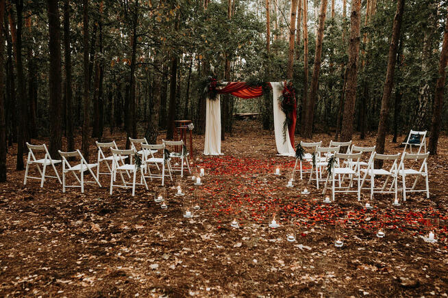 Dekoracja ślubu plenerowego Lublin