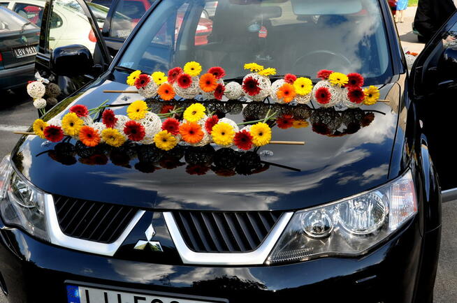 Pracownia Mayya WeddingStory dekoracja auta Lublin