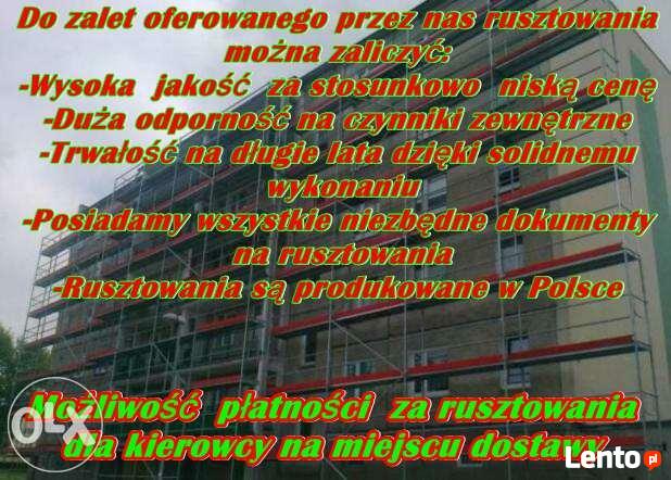 RUSZTOWANIE Elewacyjne używane i nowe wyprzedaż dobre ceny