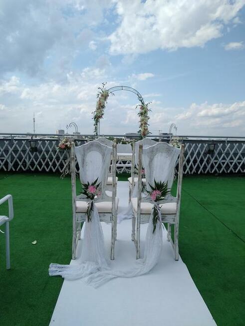 Dekoracja ślubu plenerowego Lublin