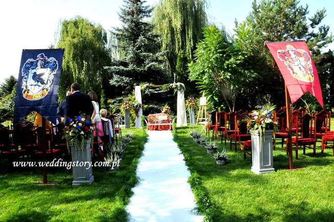 Dekoracja ślubu plenerowego Lublin