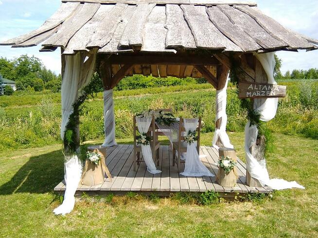 Dekoracja ślubu plenerowego Lublin