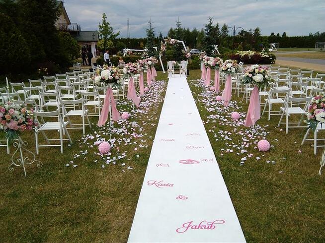 Dekoracja ślubu plenerowego Lublin