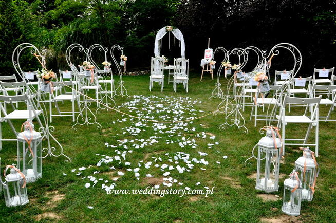 Dekoracja ślubu plenerowego Lublin