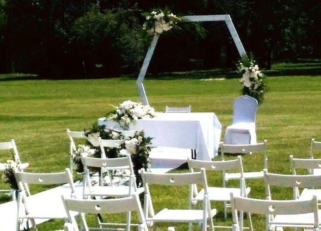 Dekoracja ślubu plenerowego Lublin