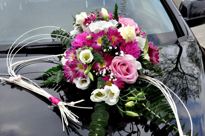 Pracownia Mayya WeddingStory dekoracja auta Lublin