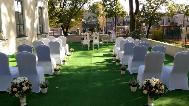 Dekoracja ślubu plenerowego Lublin