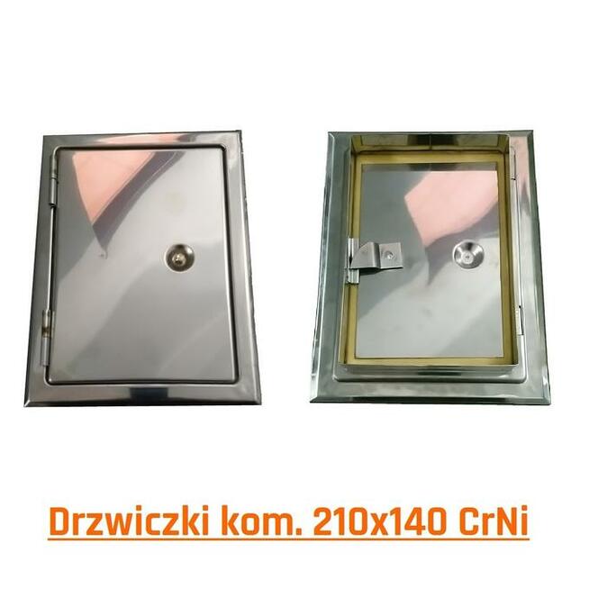 Drzwiczki kominowe rewizyjne 140x210 Nierdzewne