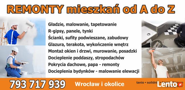 Remonty mieszkań Wykończenia - Wrocław