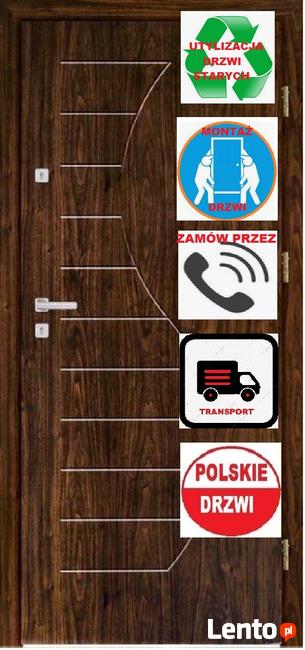 DRZWI DO MIESZKAŃ, DOMÓW,GŁADKIE, TŁOCZONE-BUSKO
