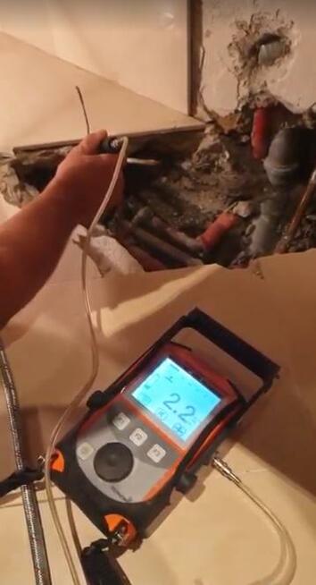 Lokalizacja wycieków wody, Termowizja, Hydraulik