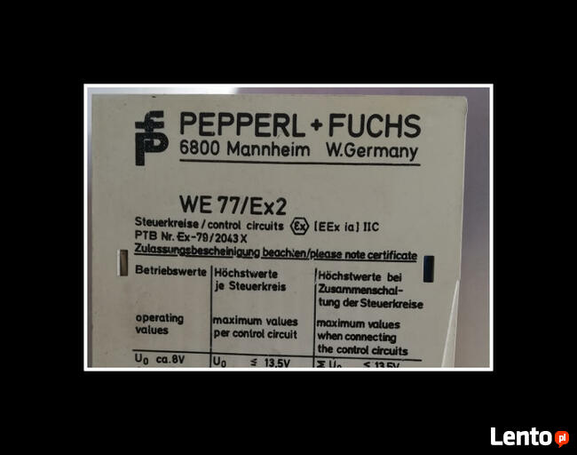 Pepperl+Fuchs WE 77/EX-2
