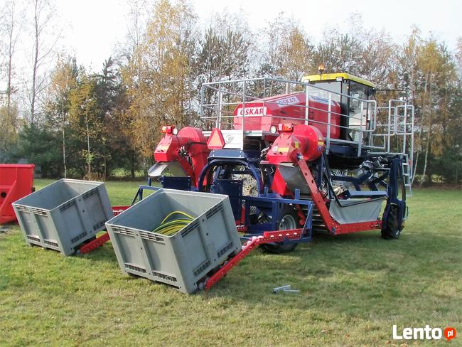 Kombajn samojezdny OSKAR 4WD zbiór owoców jagodowych