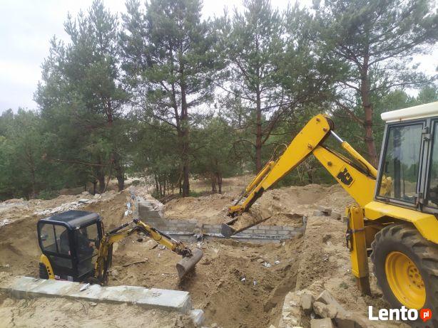 Roboty Ziemne Koparko Ładowarka i Minikoparka