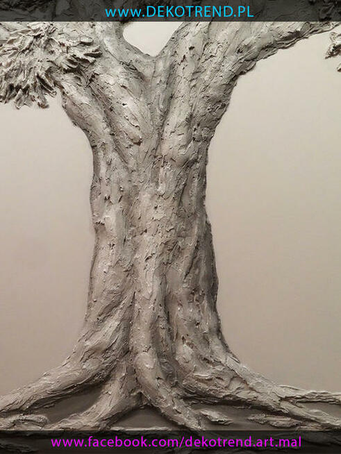 Tynk dekoracyjny, tynk strukturalny, ozdobny, płaskorzeźba