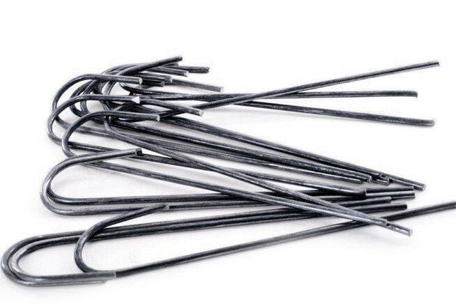 Mocne Metalowe Kołki Szpilki Do Agrowłókniny J15 paczka 100s