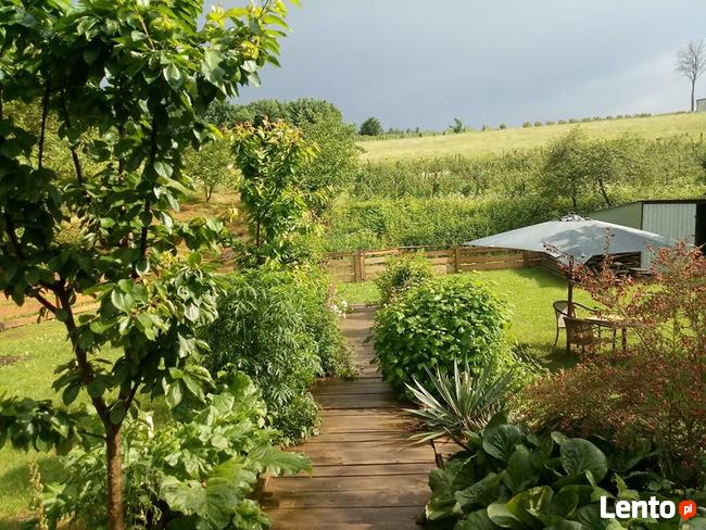 nocleg w drewnianym domku na Roztoczu