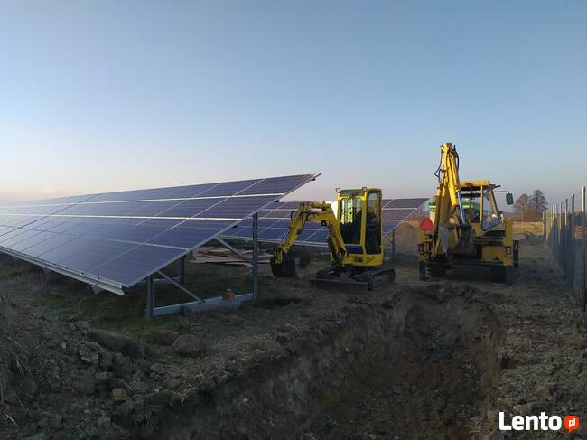 Usługi Minikoparkami , Koparko- ładowarką , Wozidłem 6 t - O