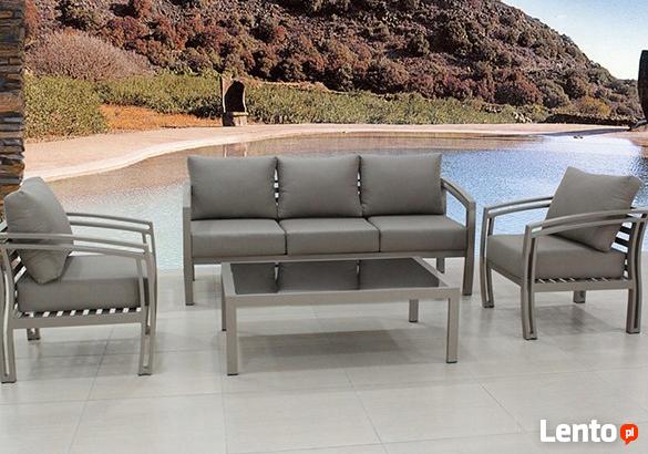 Zestaw mebli ogrodowych MAGNOLIA z technorattanu i aluminium