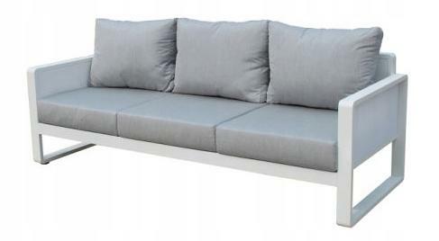 Zestaw mebli ogrodowych PIWONIA z technorattanu i aluminium