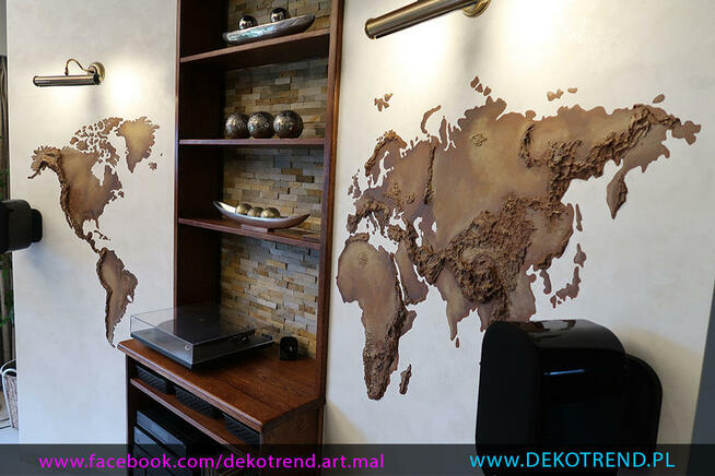 Tynk dekoracyjny, tynk strukturalny, ozdobny, płaskorzeźba