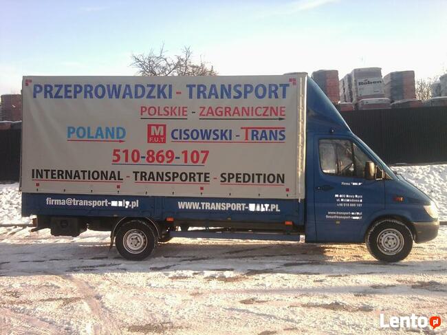 TRANSPORT-PRZEPROWADZKI=CAŁA POLSKA I ZAGRANICA-:510-869-107