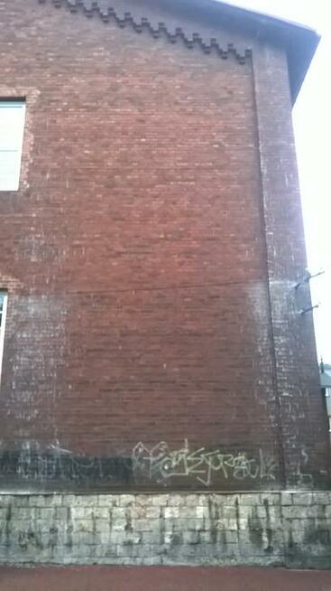 mycie elewacji ceglanych, kamiennych, usuwanie graffiti