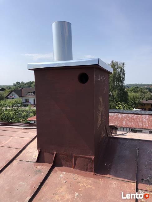 Frezowanie komina usługi dekarskie