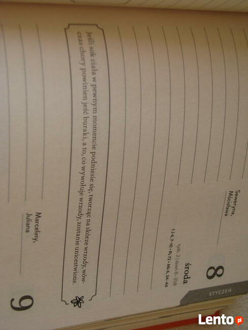 Kalendarz książkowy Rok ze Świętą Hildegardą na 2020 rok