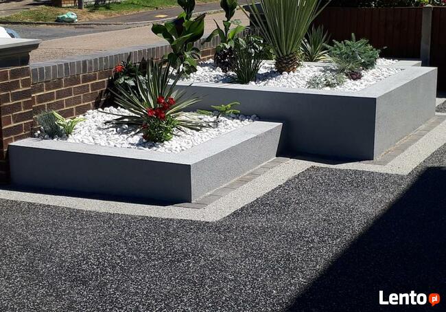 KAMIENIE otoczaki na kamienne dywany na taras balkon schody