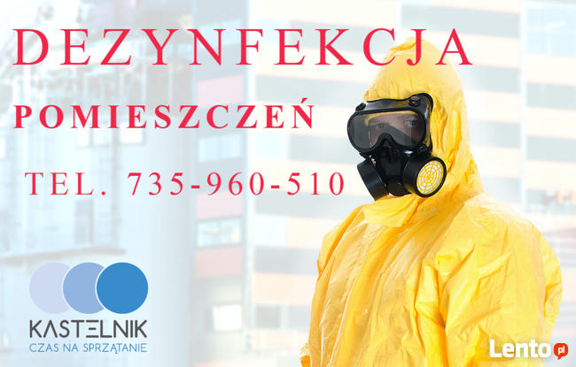 Dezynfekcja pomieszczeń Tychy, Mysłowice, Katowice, Gliwice