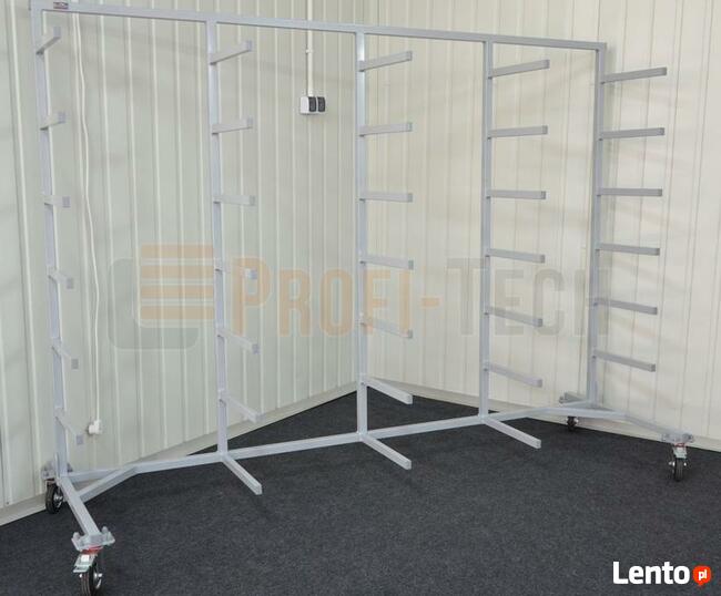 Regał Wspornikowy Mobilny Stojak Wózek Półki Magazyn Towar