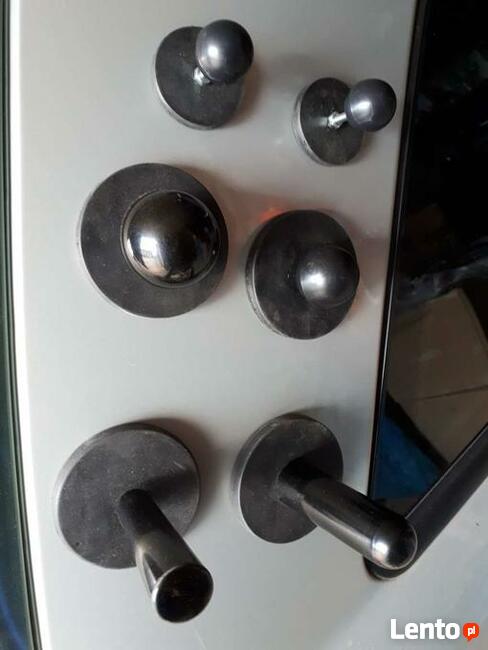 Magnes w gumie do aplikacji folii uchwyt magnes z rączką.