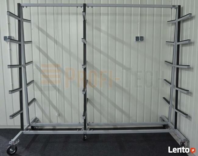 Regał Wspornikowy Mobilny Stojak Wózek Półki Magazyn Towar