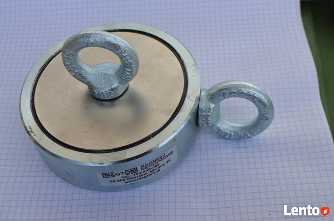 Magnes neodymowy uchwyt do poszukiwania F300x2 lina rękawice