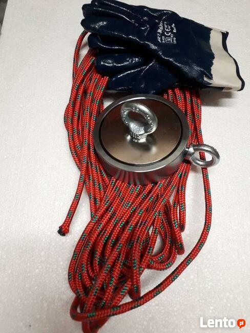 Silny magnes neodymowy do poszukiwania F 200 x2M10 290kg