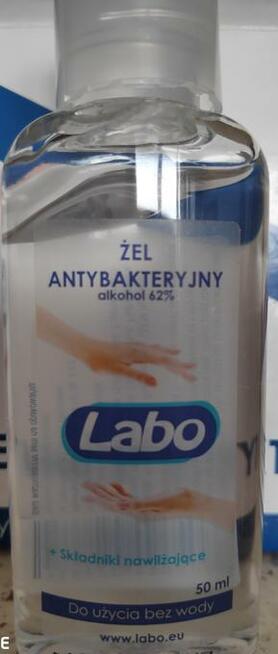 Żel antybakteryjny ,dezynfekcja Wirusy i bakterie Labo 50ml