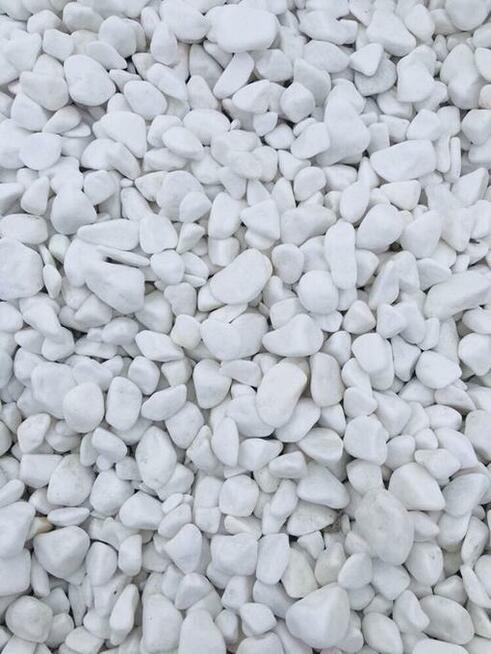 Otoczak Grecki ŚNIEŻNOBIAŁY Kamień do Ogrodu Żwir WARSZAWA