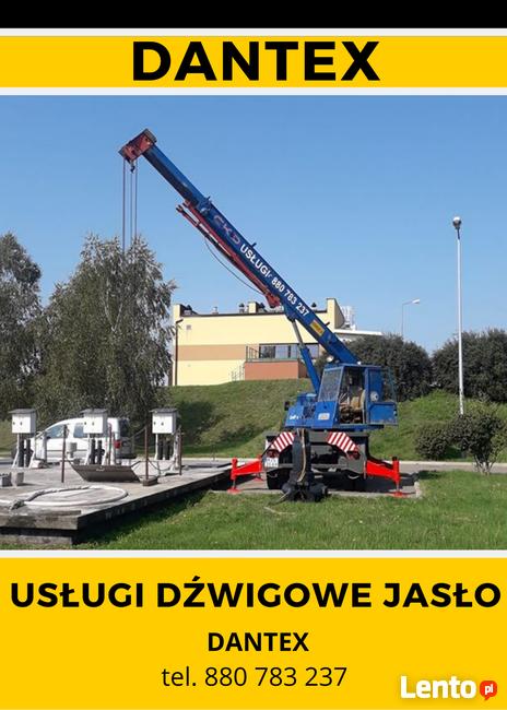 dźwig Krosno , Usługi dźwigowe Krosno ,Dantex , Dzwig Sanok