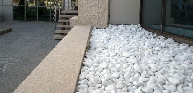 Otoczak Grecki ŚNIEŻNOBIAŁY Kamień do Ogrodu Żwir WARSZAWA