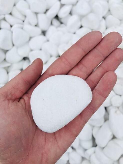 Otoczak Grecki ŚNIEŻNOBIAŁY Kamień do Ogrodu Żwir WARSZAWA