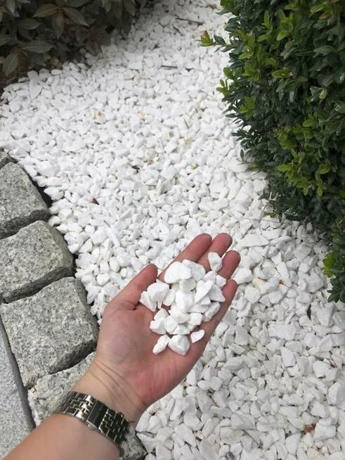 Otoczak Grecki ŚNIEŻNOBIAŁY Kamień do Ogrodu Żwir WARSZAWA