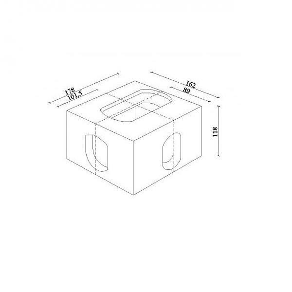 Naroża kontenerowe, naroże kontener kostka