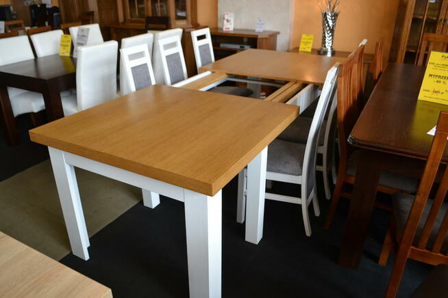 Nowy Stół Debowy 200cm, Rozkładany do 400cm KUBA =MEBLE PYKA