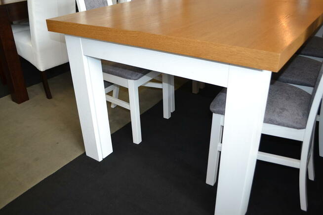 Nowy Stół Debowy 200cm, Rozkładany do 400cm KUBA =MEBLE PYKA