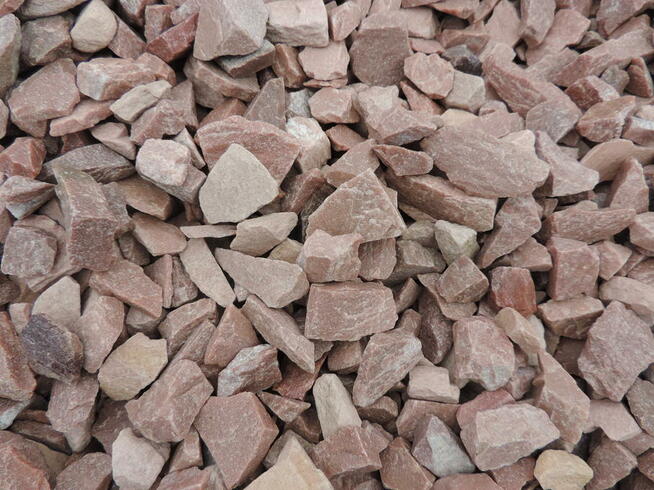 Grys Różowy 8-16 mm Kamień ozdobny do ogrodu Biała Marianna