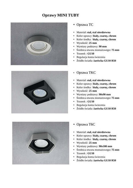 Lampy TUBY różne, prosto od producenta , oświetlenie