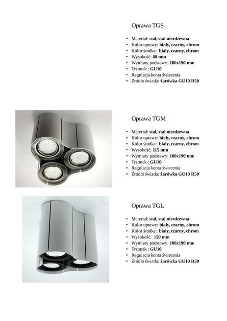 Lampy TUBY różne, prosto od producenta , oświetlenie