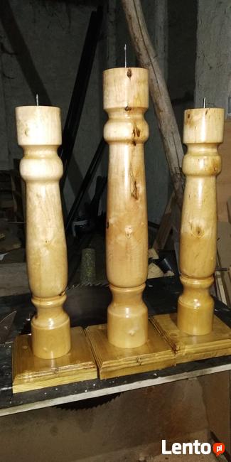 Świecznik, lichtarz paschalny, dekoracji, kwietnik drewniany