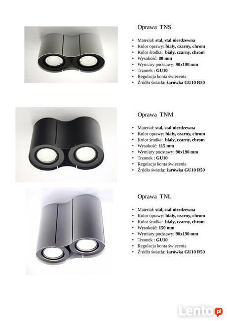 Lampy TUBY różne, prosto od producenta , oświetlenie